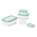 4-Piece Smart Seal Glass Rectangular Container Set