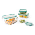 4-Piece Smart Seal Glass Rectangular Container Set