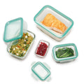 4-Piece Smart Seal Glass Rectangular Container Set