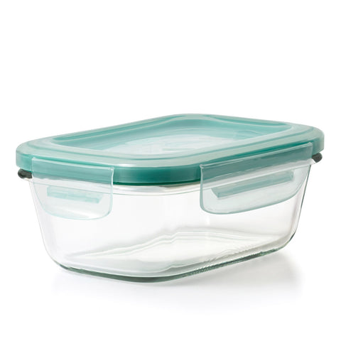 4-Piece Smart Seal Glass Rectangular Container Set