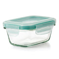 4-Piece Smart Seal Glass Rectangular Container Set