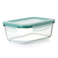 4-Piece Smart Seal Glass Rectangular Container Set