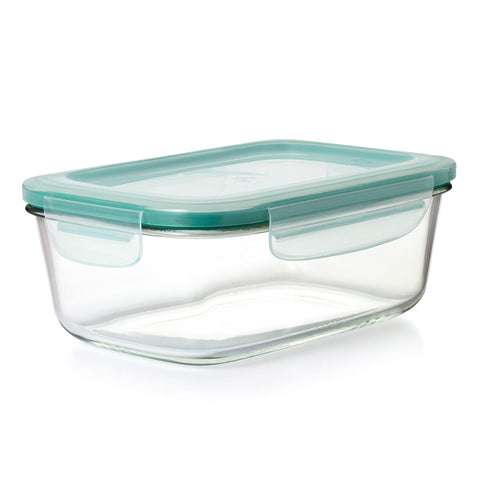 4-Piece Smart Seal Glass Rectangular Container Set