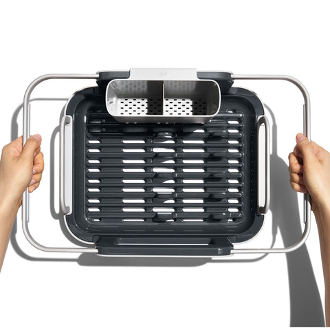 Over-the-Sink Aluminum Dish Rack