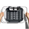 Over-the-Sink Aluminum Dish Rack