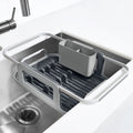 Over-the-Sink Aluminum Dish Rack
