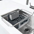 Over-the-Sink Aluminum Dish Rack
