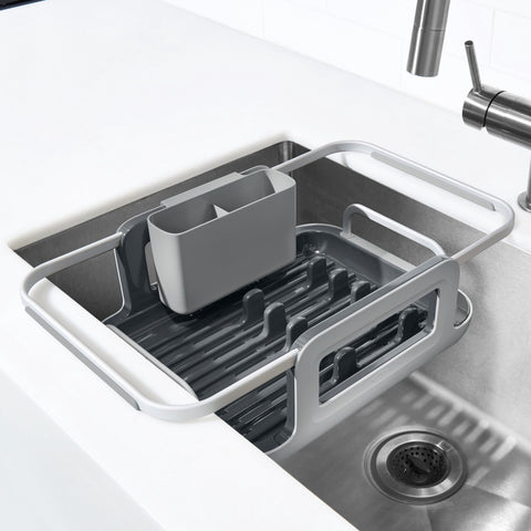 Over-the-Sink Aluminum Dish Rack