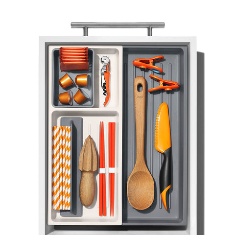Large Expandable Kitchen Tool Drawer Organizer