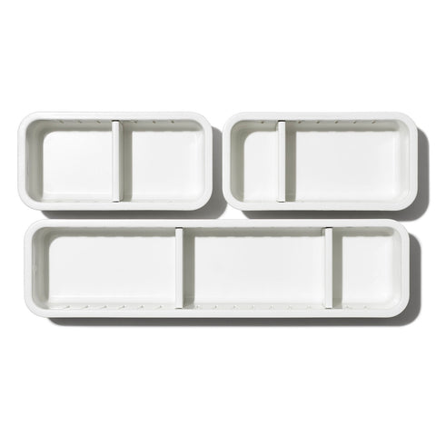 Good Grips 2-Piece Adjustable Drawer Bin Set