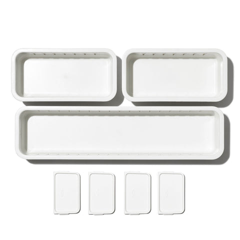 Good Grips 2-Piece Adjustable Drawer Bin Set