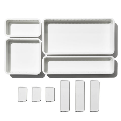 Good Grips 4-Piece Adjustable Drawer Bin Set