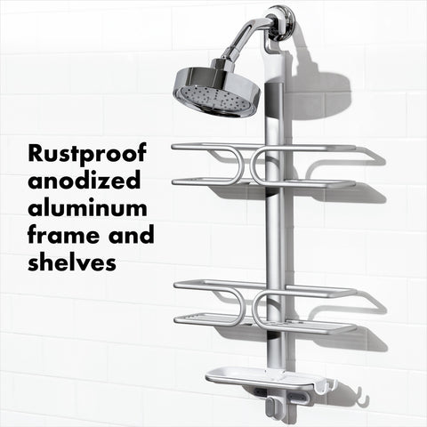 Aluminum 3-Tier Shower Caddy