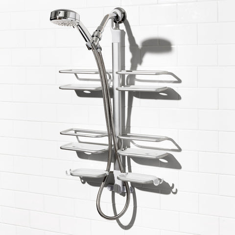 Aluminum Hose Keeper Shower Caddy