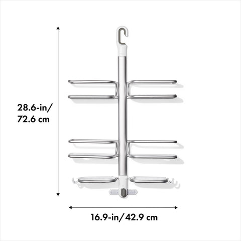 Aluminum Hose Keeper Shower Caddy