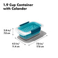 Prep & Go Container with Colander