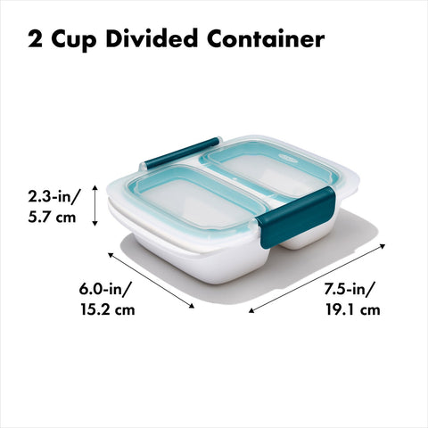 Prep & Go 2-Cup Divided Container