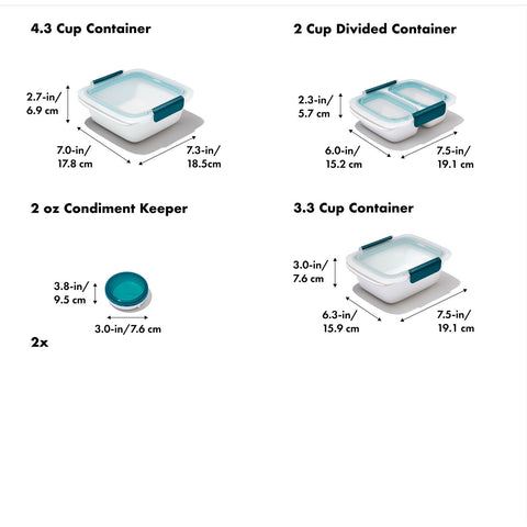 Prep & Go 10-Piece Container Set