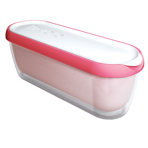 Glide-A-Scoop Ice Cream Tub 1.4L - Strawberry Sorbet Pink