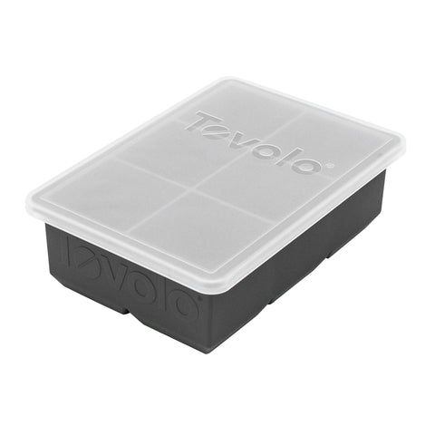 King Cube Ice Tray with Lid - Charcoal