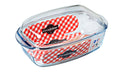 Rectangular Casserole With Lid (37x22cm) - 6.5L