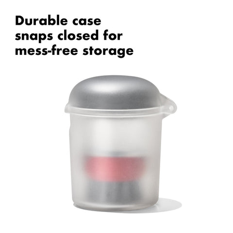 Soap Dispensing Dish Brush with Storage Case