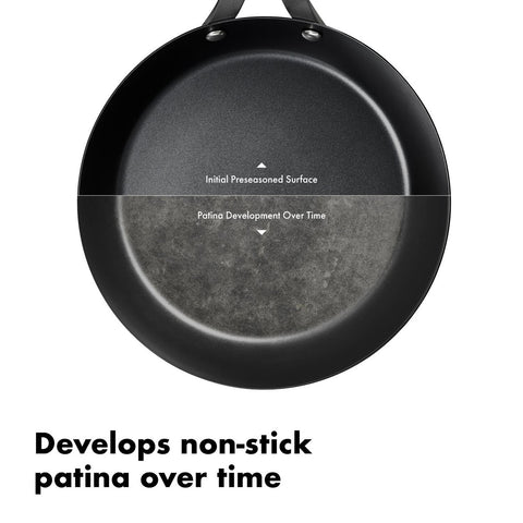 Carbon Steel Pan with Removable Handle