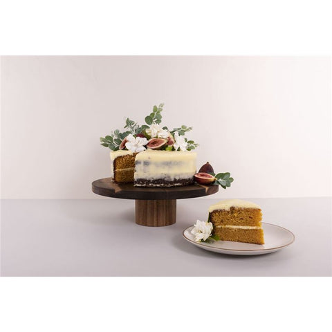 Acacia Cake Stand 30x10cm