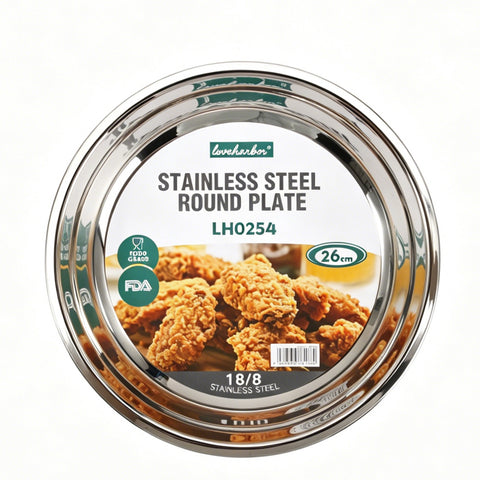 Stainless Steel Round Plate