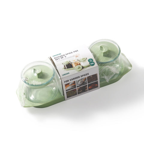 Loveharbor Kitchen Spice Pot Set Of 3