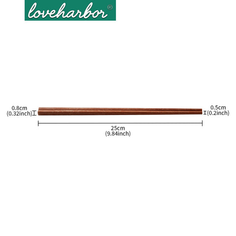 Loveharbor Red Sandalwood Chopsticks