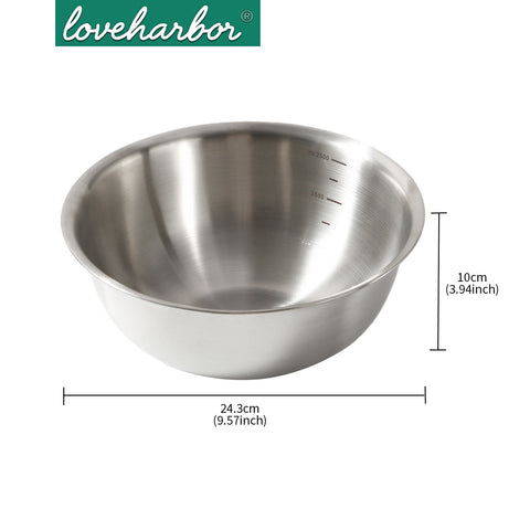 Loveharbor Mixing Bowl201 S/Steel