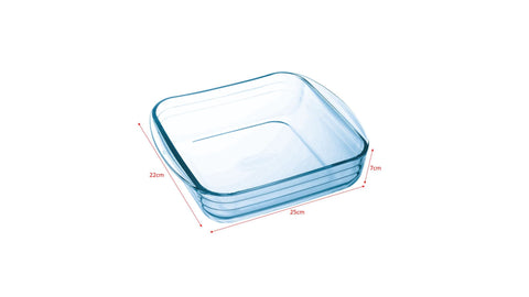 Square Deep Roaster 25x22x7cm - 2.5L