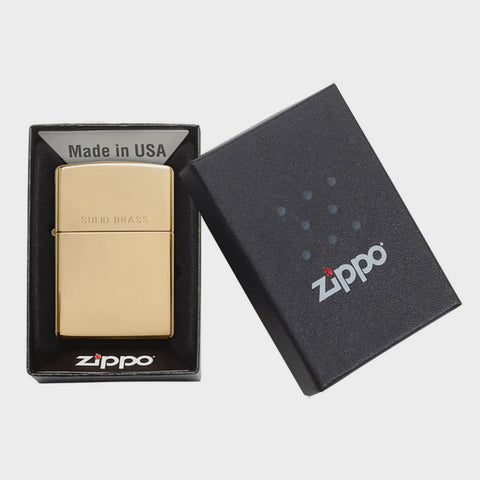 High Polished Brass With Solid Brass Etch