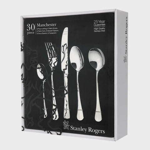 Manchester 30 Piece Cutlery