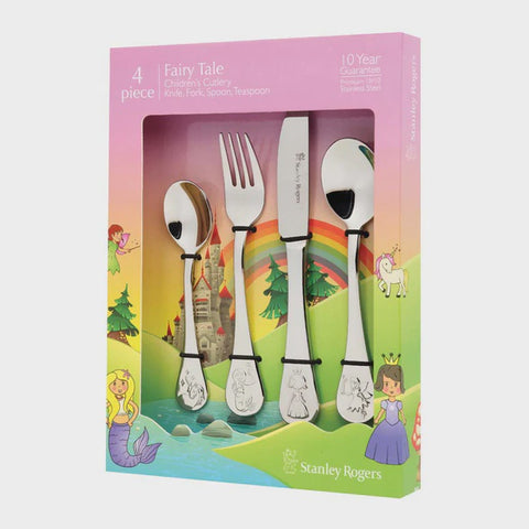 Childrens Cutlery Fairy Tale 4Pc Set