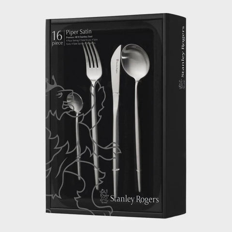 Piper Satin Cutlery Set 16Piece
