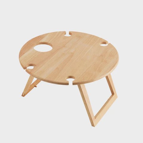 Travel Picnic Table Round 50cm Diam 25cm High