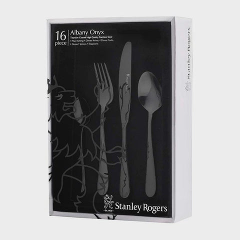 Albany Onyx 16 Piece Cutlery