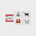 Pampered Cats 4Pk Coaster