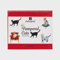 Pampered Cats 4Pk Coaster