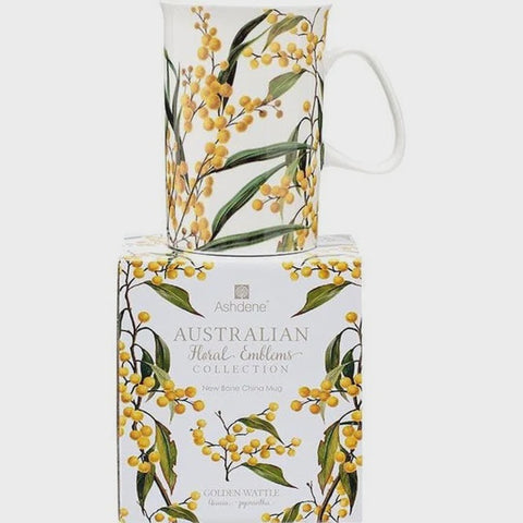 Australian Floral Emblems Wattle Can Mug