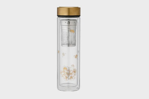Honey Bee Glass Infuser Drink Bottle