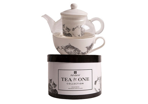 Feline Friends Tea For One