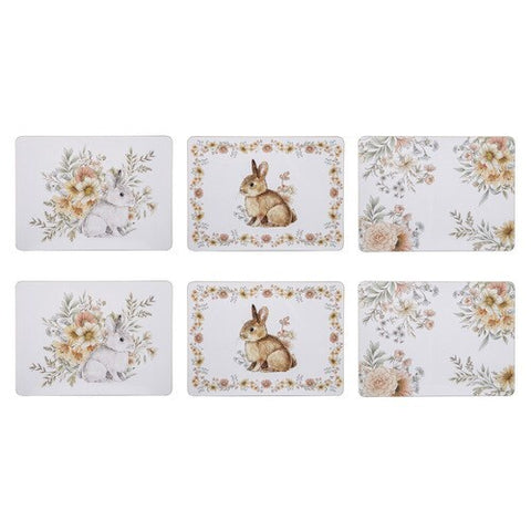 Woodland Bunnies 6Pk Placemat