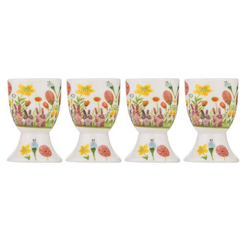 Playful Bunnies 4 Pack Egg Cup