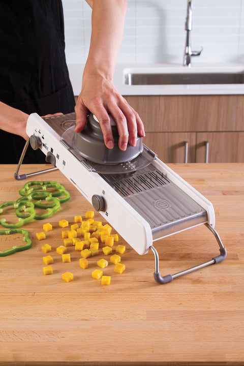 Professional "Cubing" Mandoline