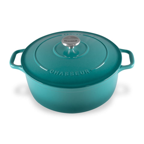 Round French Oven - Mediterranean Blue(3 Sizes)