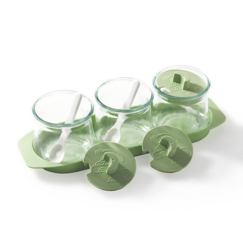 Loveharbor Kitchen Spice Pot Set Of 3