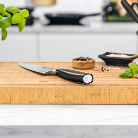 All Star Knife Block 7 Piece Set, Rubberwood Anthracite